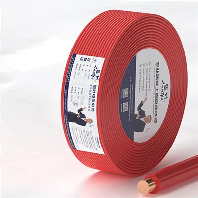 1 метровый провод 15 13 18 17 11 6 AWG чистая медная жила 1,5 2,5 4 мм Жесткая проволока BV бытовой одножильный огнестойкий