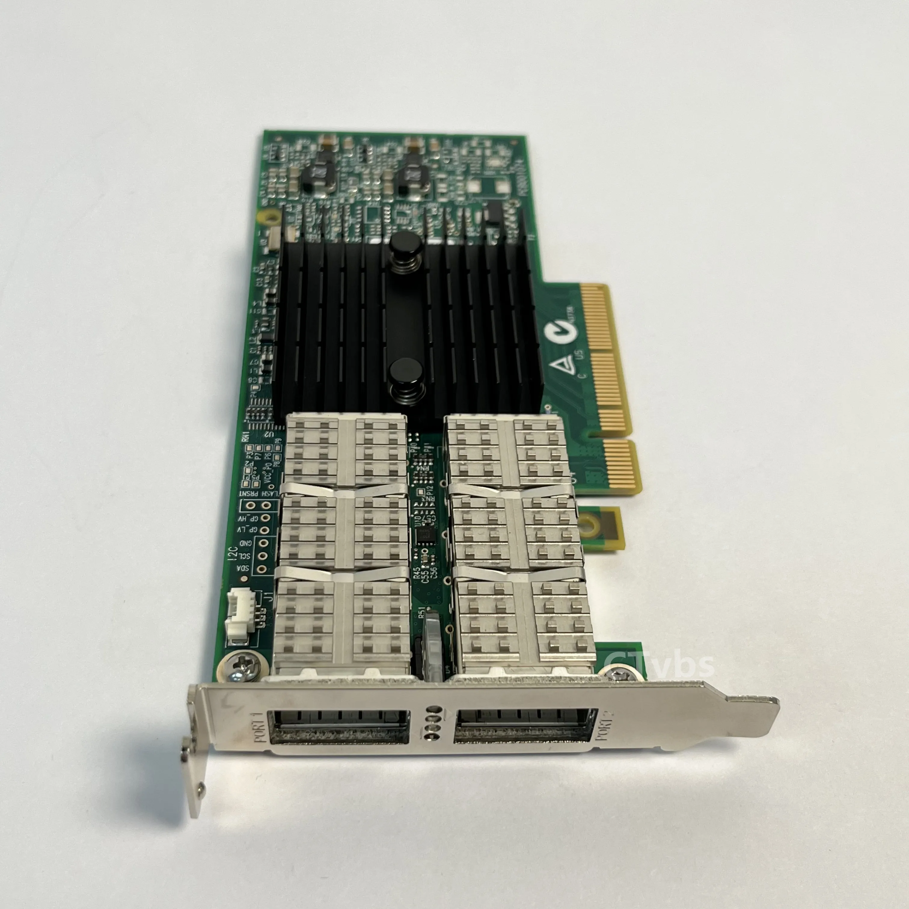 CX354A ConnectX-3 MCX354A-FCBT Mellanox VPI 40/56GbE Dual-Port QSFP Ethernet Adapter images - 6