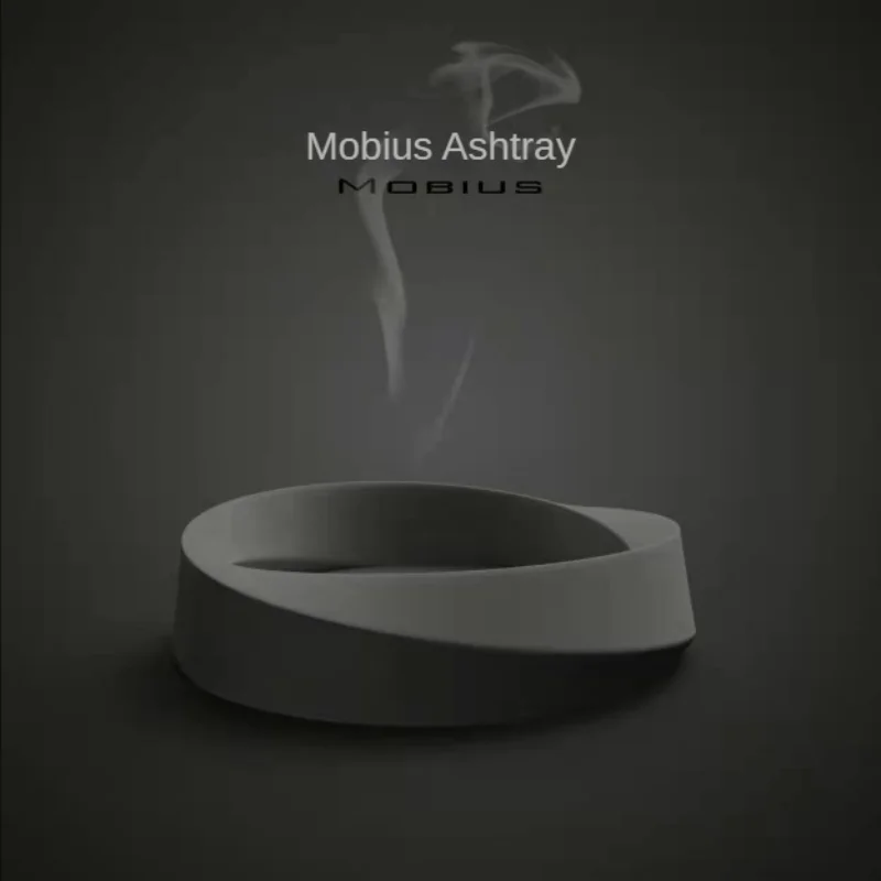 

Mobius ring cement ashtray family living room office personality creative concrete Nordic ins air ashtray