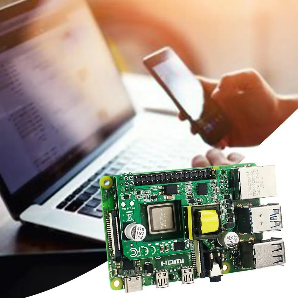 Сетевая плата с радиатором для Raspberry Pi 4b/3b + G3s2 модуль активного питания Ethernet Poe