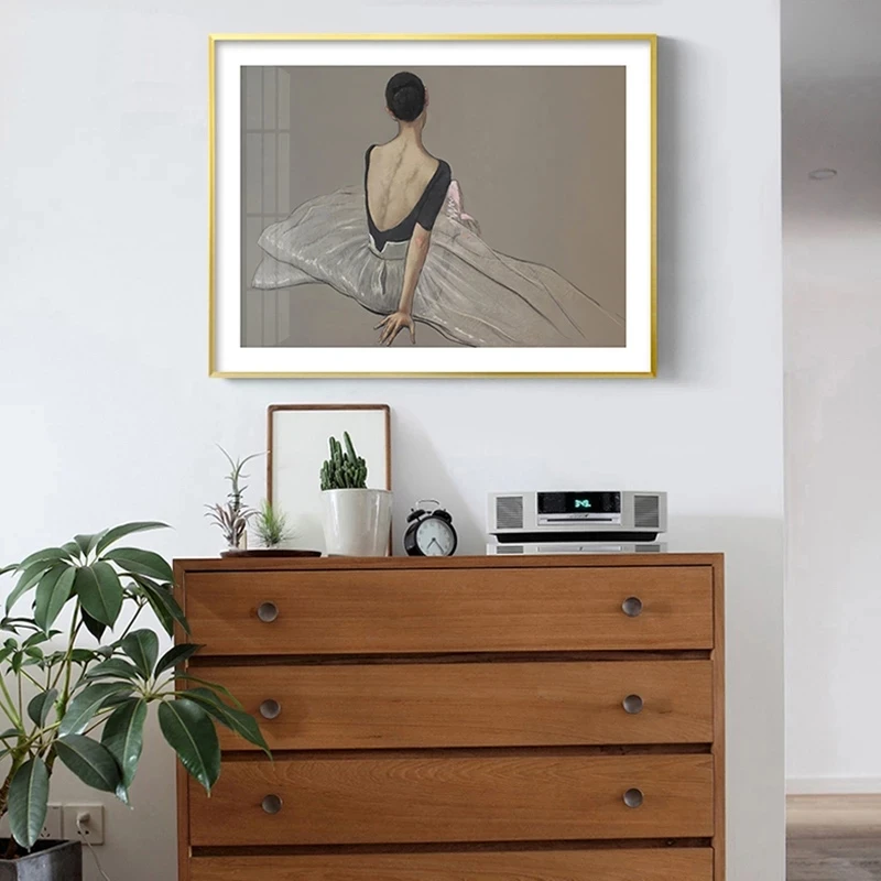 Винтажный постер для балета и девушки в европейском стиле художественные принты