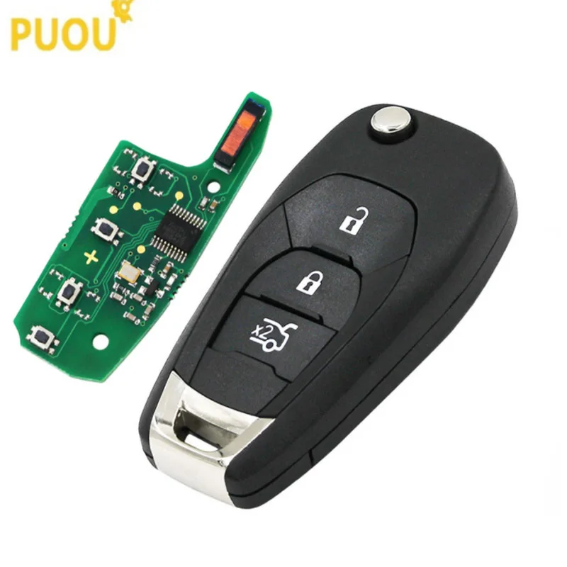 2-кнопочный пульт дистанционного управления 433 МГц ID46 PCF7941 для новых Chevrolet Cruze 2014 2015