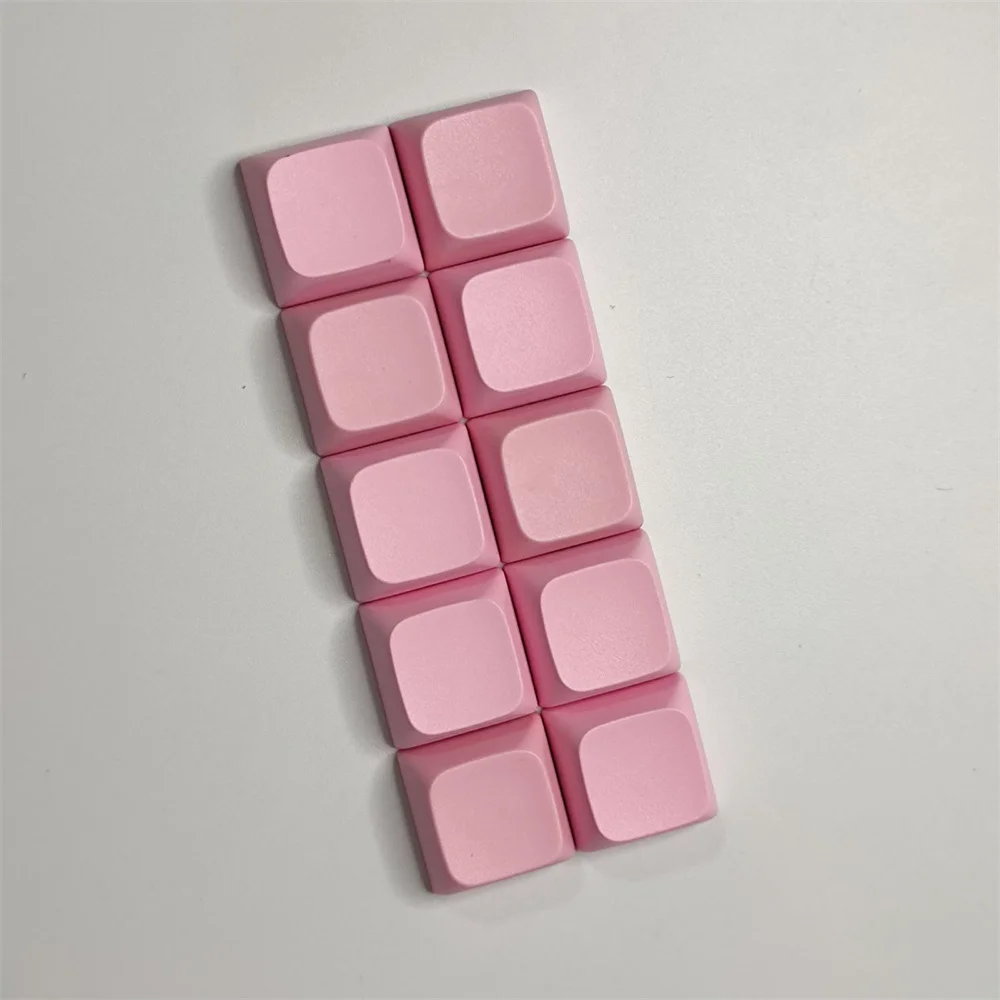 Колпачки для механических клавиатур PBT Pink XDA 1U непрозрачные запасные аксессуары