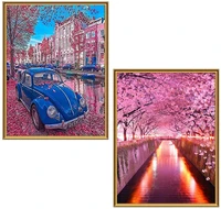 5d diamond painting cherry blossoms diamond art for adults and kids embroidery diamond mosaic home decor