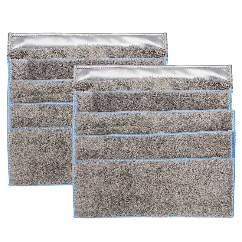 

10 шт./упаковка, моющиеся и многоразовые накладки для швабры, сменные накладки для мытья для робота-швабры Irobot Braava Jet M серии M6 (6110)