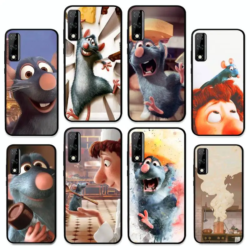 

Disney Ratatouille mouse Phone Case for Huawei Y 6 9 7 5 8s prime 2019 2018 enjoy 7 plus