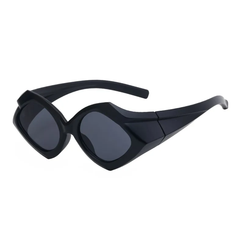 Линзы Por 2024 женские и взрослые овальные очки без смолы солнцезащитные B7205 Miu Mui