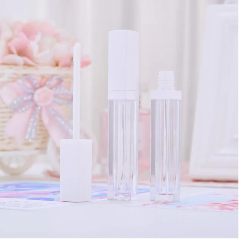 

10-100Pcs 5Ml Lip Gloss Tubes Empty Lip Glaze Bottle DIY Lip Gloss Container Refillable Empty Bottles DIY Make Up Tool