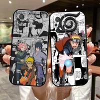 naruto anime phone case for xiaomi redmi note 9t 9s 9 pro max 10 10x 10 pro max 10t 10s 5g black carcasa funda back