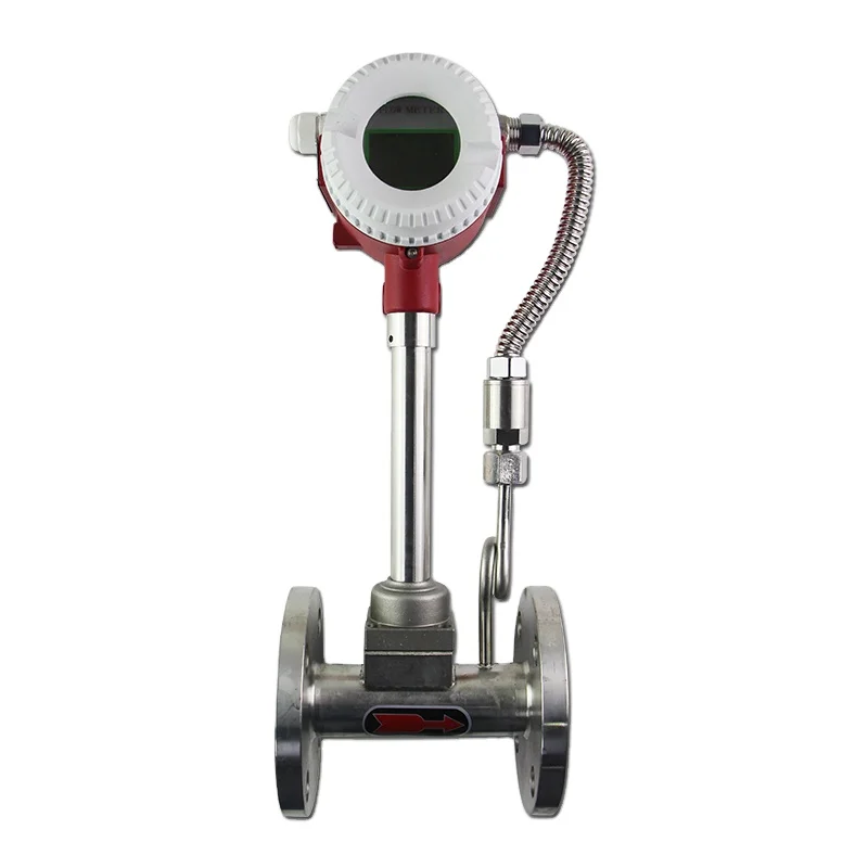 

Applicable Size DN15-40mm ISO9001 air flowmeter steam vortex flowmeter