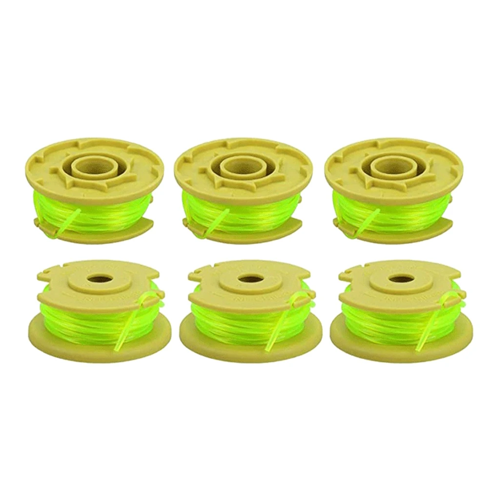 

6Pack AC80RL3 Replacement Spool Line for Ryobi One Plus 18V 24V 40V Cordless Trimmers Weed Eater String Autofeed
