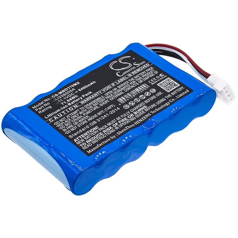 

CS 6400mAh / 71.04Wh battery for Mindray Umec10 LI23S005A