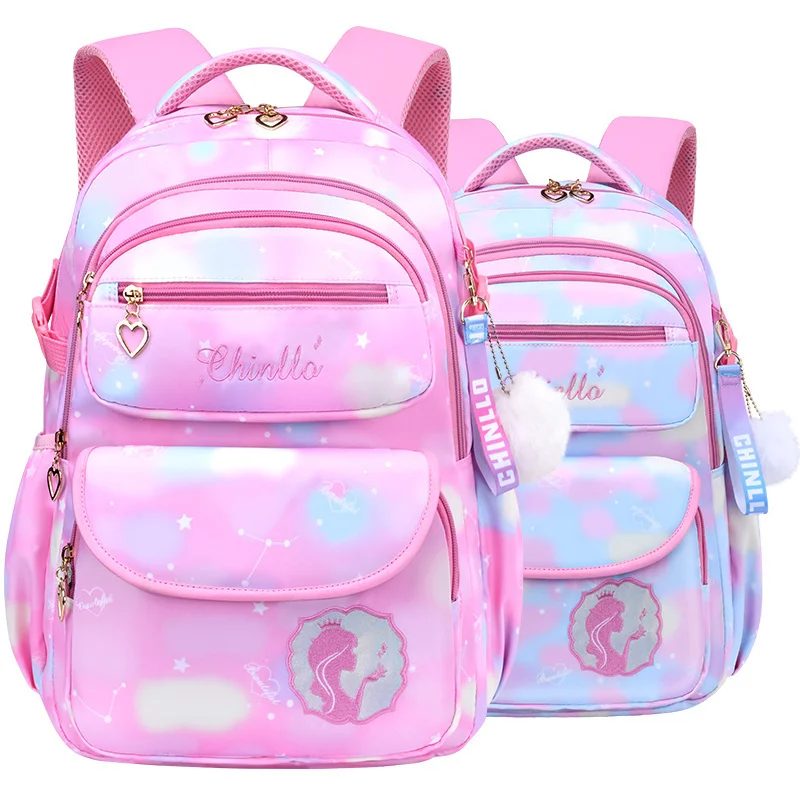 

Cute Girls Schoolbag Children Princess Backpack For Primary Baby Satchel Kids Book Bag Child Mochila Infantil 2 Size 6608