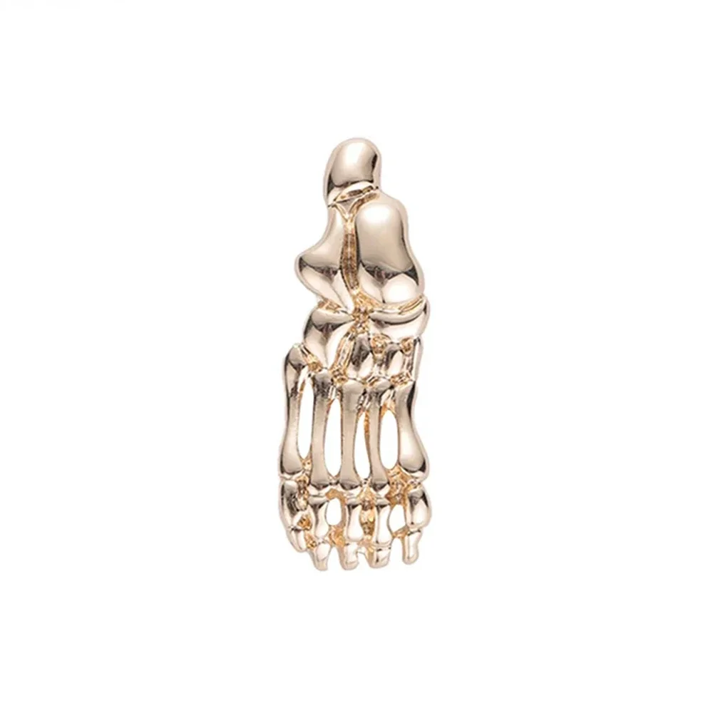 

Foot Bones Orthopedics Anatomy Pin Brooch Medical Badge Lapel Backpack Exquisite Accessories for Doctor Anatomist Nurse