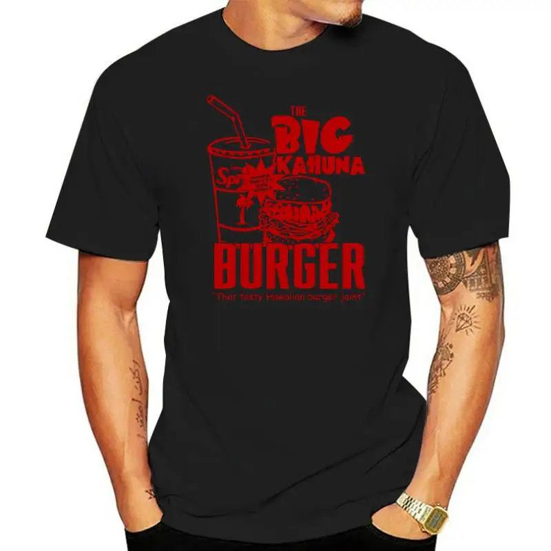 

Men T shirt Big Kahuna Burger Movie T Shirt Pulp Fiction Tarantino for Man Fashion Casual Tee women