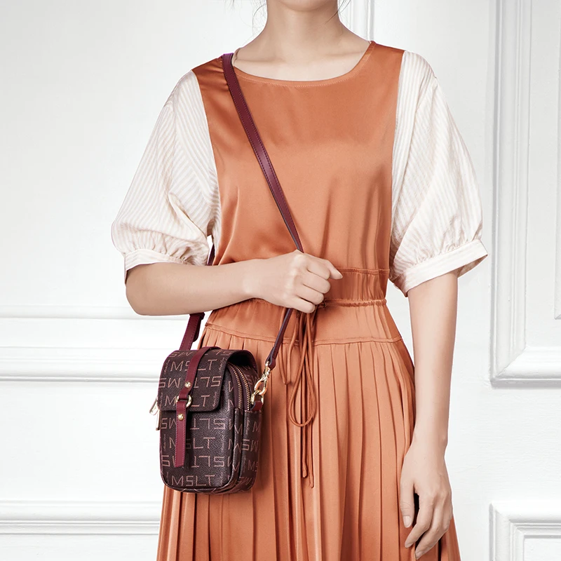 MashaLanti Women Vintage Small Square Bag Shoulder Bag 2022 Mobile Phone Bags Designer Luxury Lady Crossbody Bags