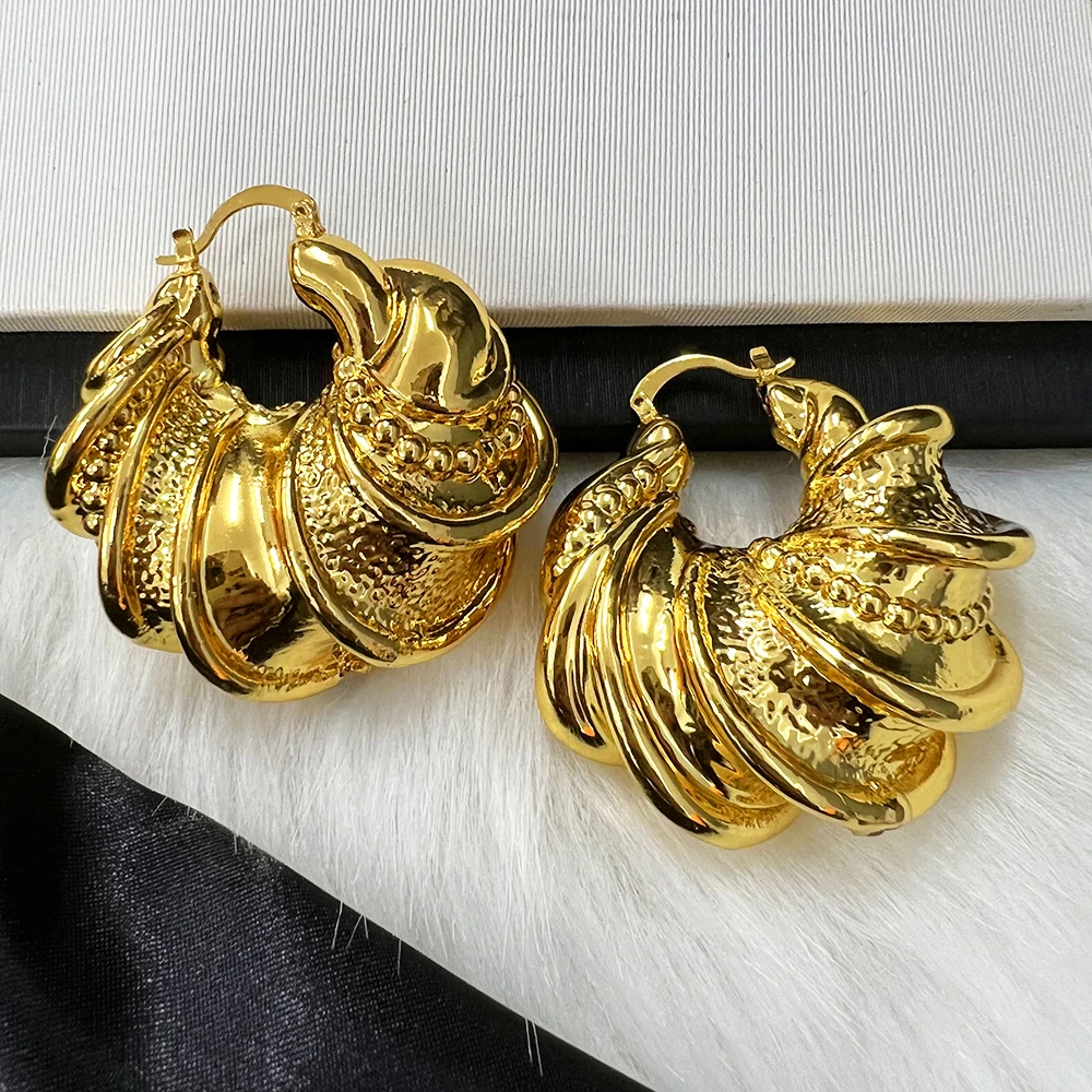

Vintage Metal Drop Earrings Women's Gothic Punk Geometry Statement Dangle Earings 2022 Fashion Women Large Hoop Golden Earring