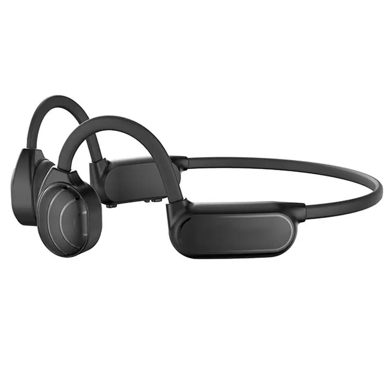 

Bone Conduction Headphones -compatible Wireless Sports Headset Stereo Ear-hook Hands-free With Microphone For Running