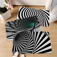 3d abstract pattern bathroom mat washable non slip living room sofa chairs area mat kitchen welcome rug