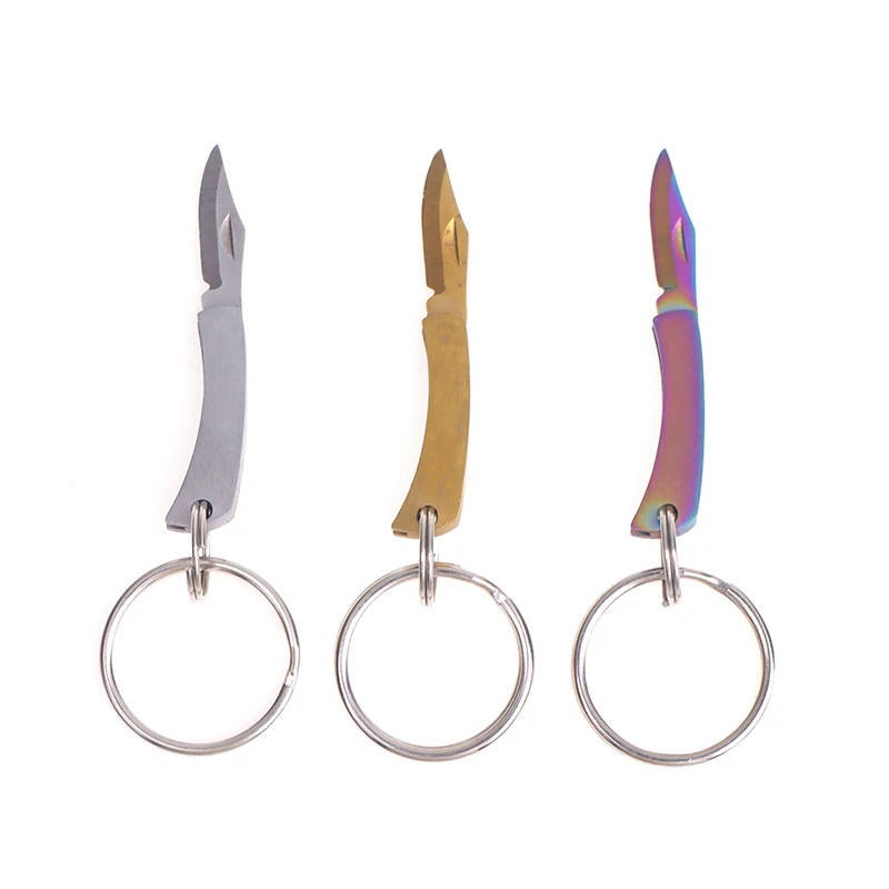 Мини-складной нож из нержавеющей стали ультра маленький портативный карманный