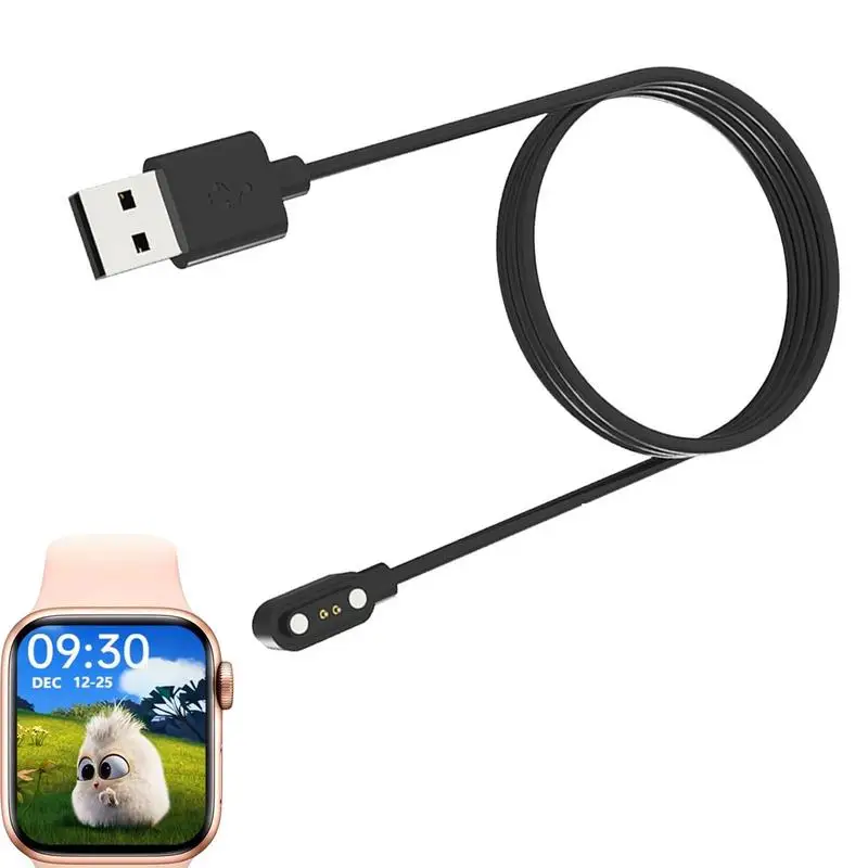 

Smartwatch Dock Charger Adapter USB Fast Charging Cable Cord Wire for HW12 40MM HW16 44MM Wristwatch Smart Watch Accessories