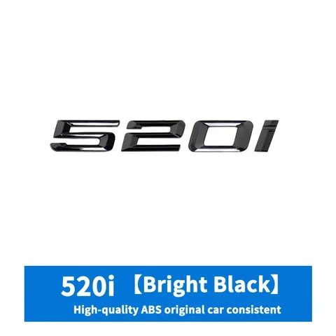 BMW 5 серии наклейка с буквами на багажник 520d 523d 525d 528d 530d 535d 538d 540d 545d эмблема логотипа для E39 E60 E61 F10 F11 G30 G31