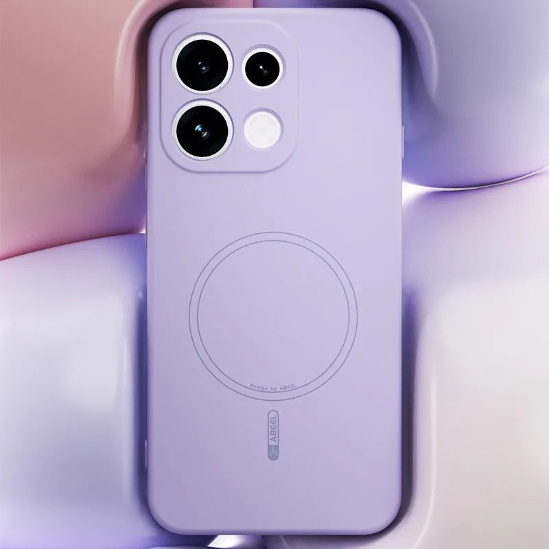 Фото Матовый силиконовый чехол для Oppo Reno 16 FS 16C с поддержкой MagSafe, противоударный бампер для Reno16 F FS №1