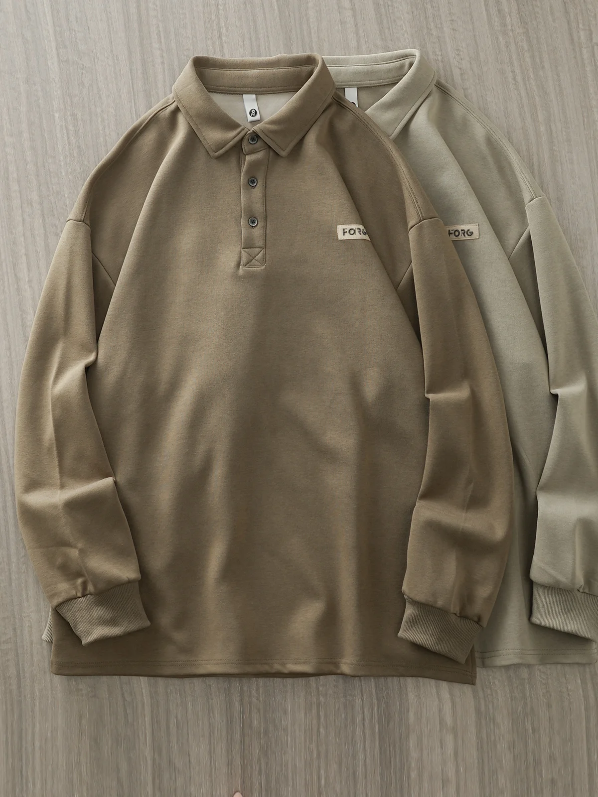 Рубашка-поло DUKEEN мужская с длинным рукавом винтажная одежда для гольфа отложным