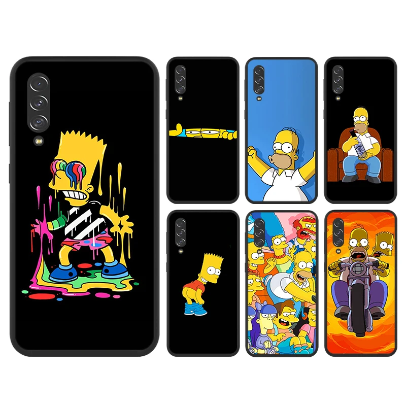 

Animation Simpsons For Samsung Galaxy A90 A80 A70S A60 A50S A40 A30 A20E A10S A10E A10 A2 Core Black Phone Case Capa