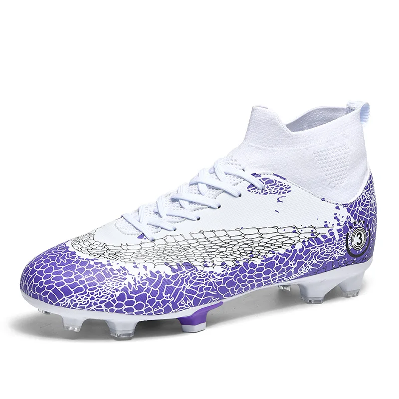 Фото Обувь для футбола Cleats, мужские кроссовки, профессиональные футбольные бутсы, Обучающие Детские футбольные бутсы для детей, размер 35-45 №4