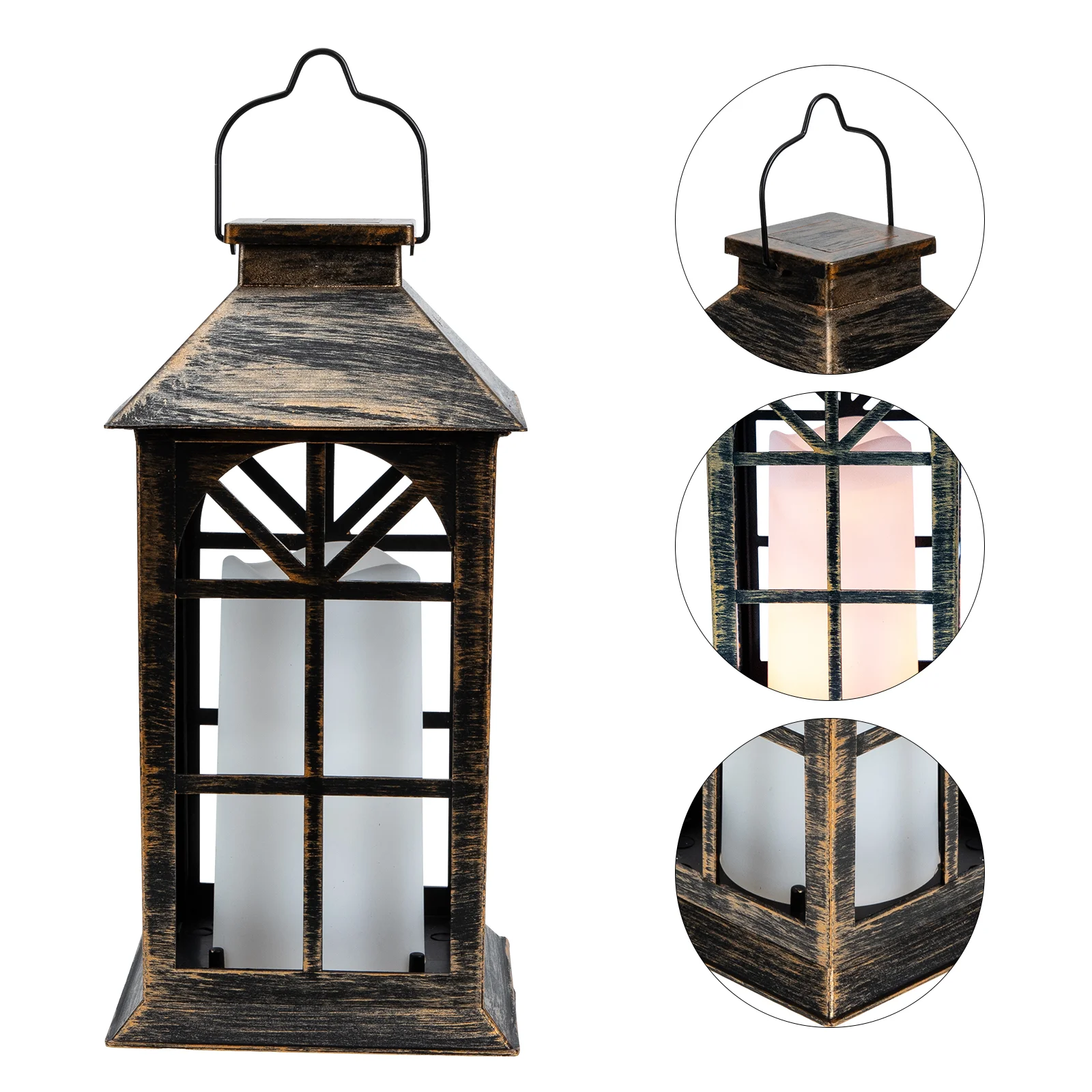 

Tabletop Lantern Outdoor LED Night Light Vintage Hanging Lantern Ramadan Lighting Lantern Outdoor Lantern
