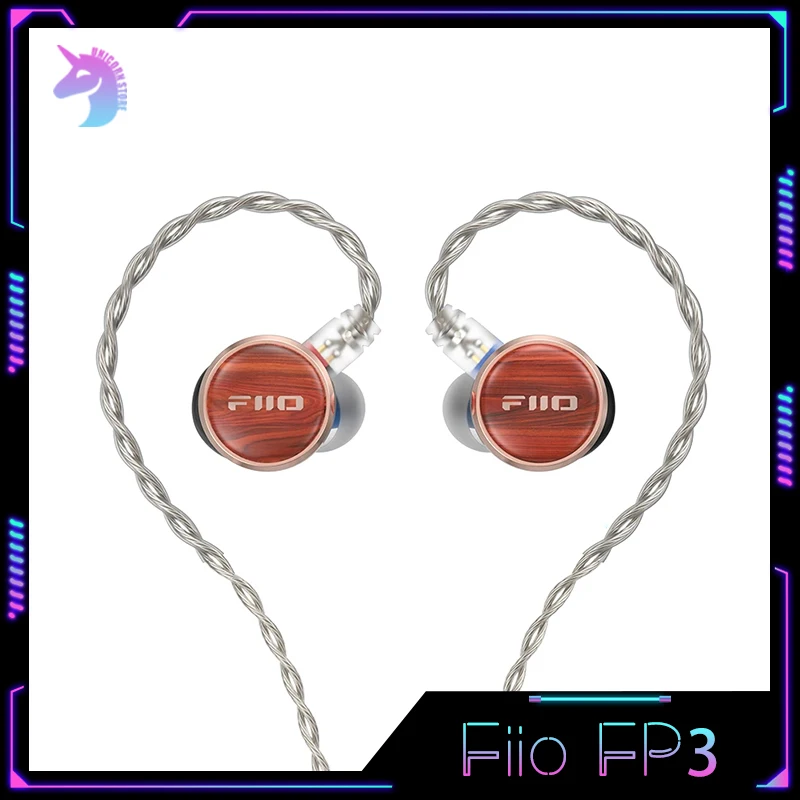 Fiio Fp3 Hi-Fi 14 5 мм вкладыш плоская диафрагма драйвер наушники деревянная лицевая