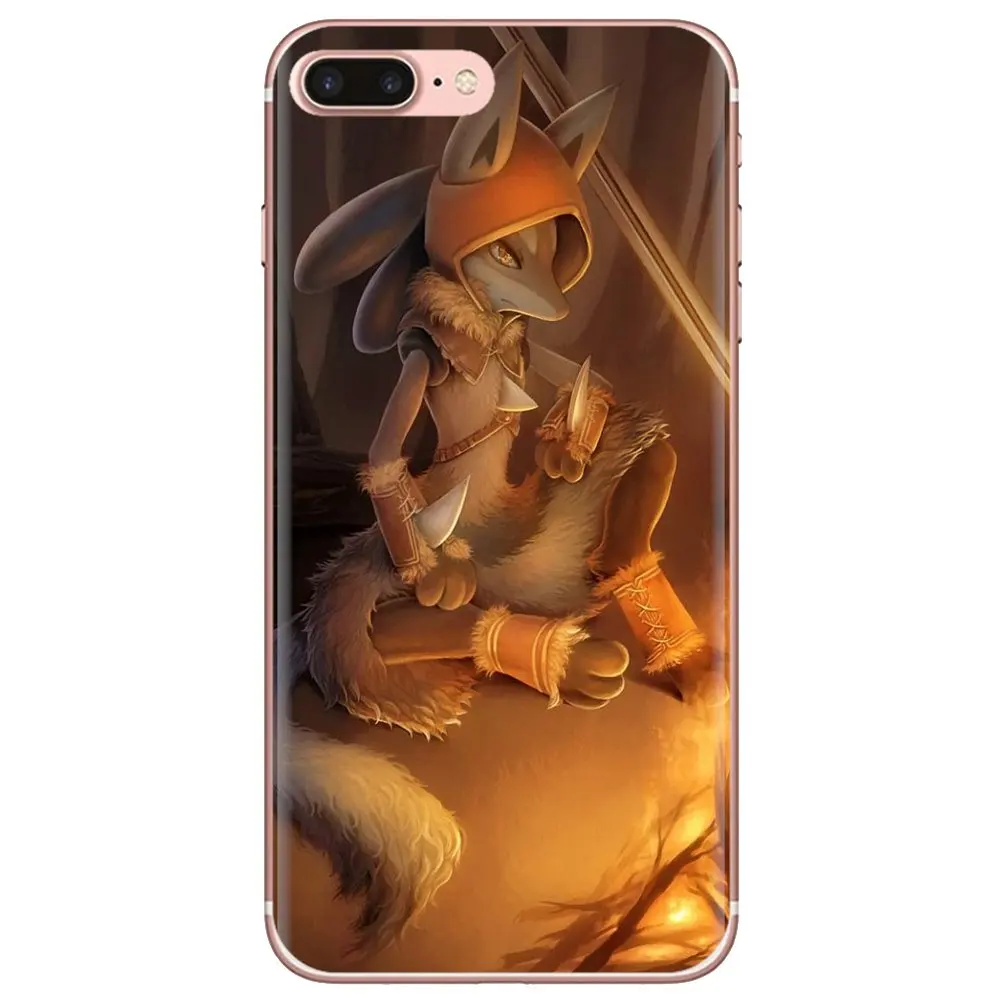 Прозрачные чехлы из ТПУ для Motorola Moto G5 G5S G6 Z Z2 Z3 C G G2 G3 X4 E4 E5 Play Plus Pokemon Good Mega Lucario Fan |