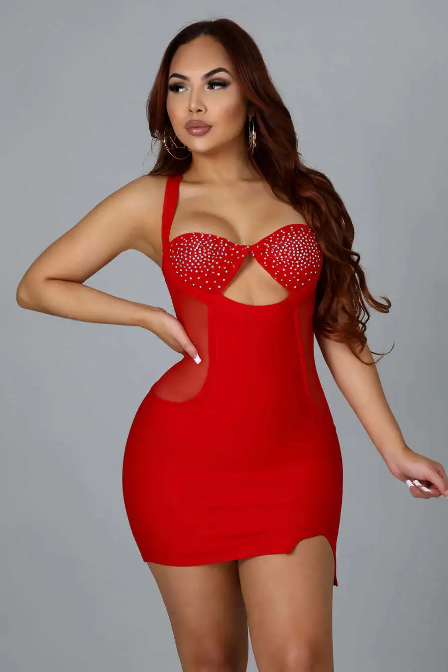 Фельин 2022 Новое поступление известной марки платье сетчатое одноцветное бриджетки сексуальное знаменитости вечеринка мини-платья на.