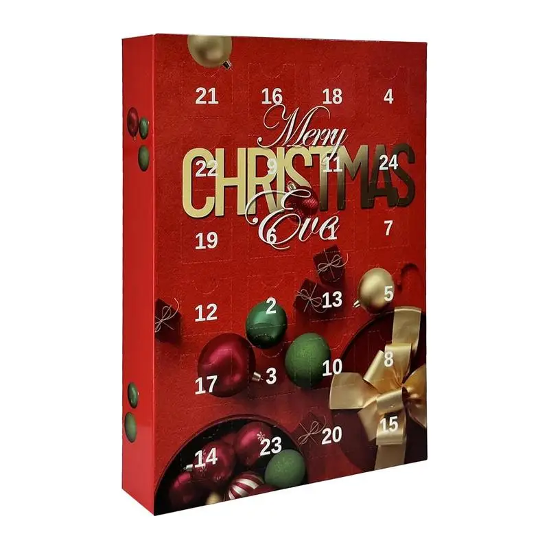 

24 Gemstones Countdown Calendar Christmas Advent Calendar With 24 Days Of Collectible Gemstones Novelty Presents For School