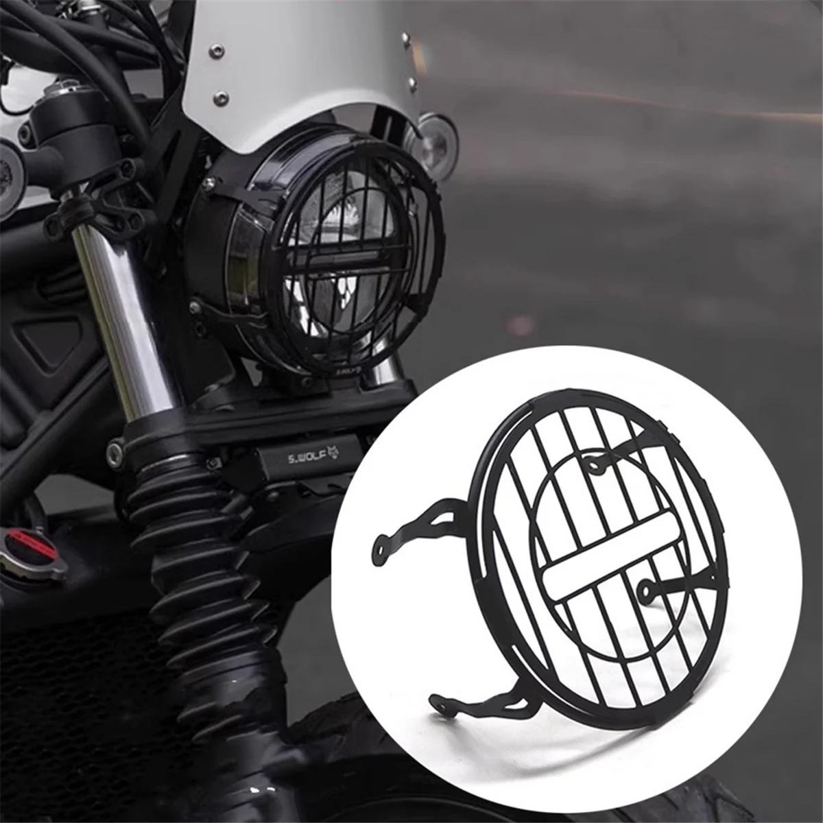 Защитная крышка для фар мотоцикла защита передней лампы CL300 2023