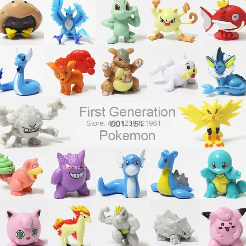 

Pokemon Model Action Figure Ponyta Jigglypuff Dragonair Pocket Monster Vulpix Gengar Magikarp Figurine Collectibes Kids Toy