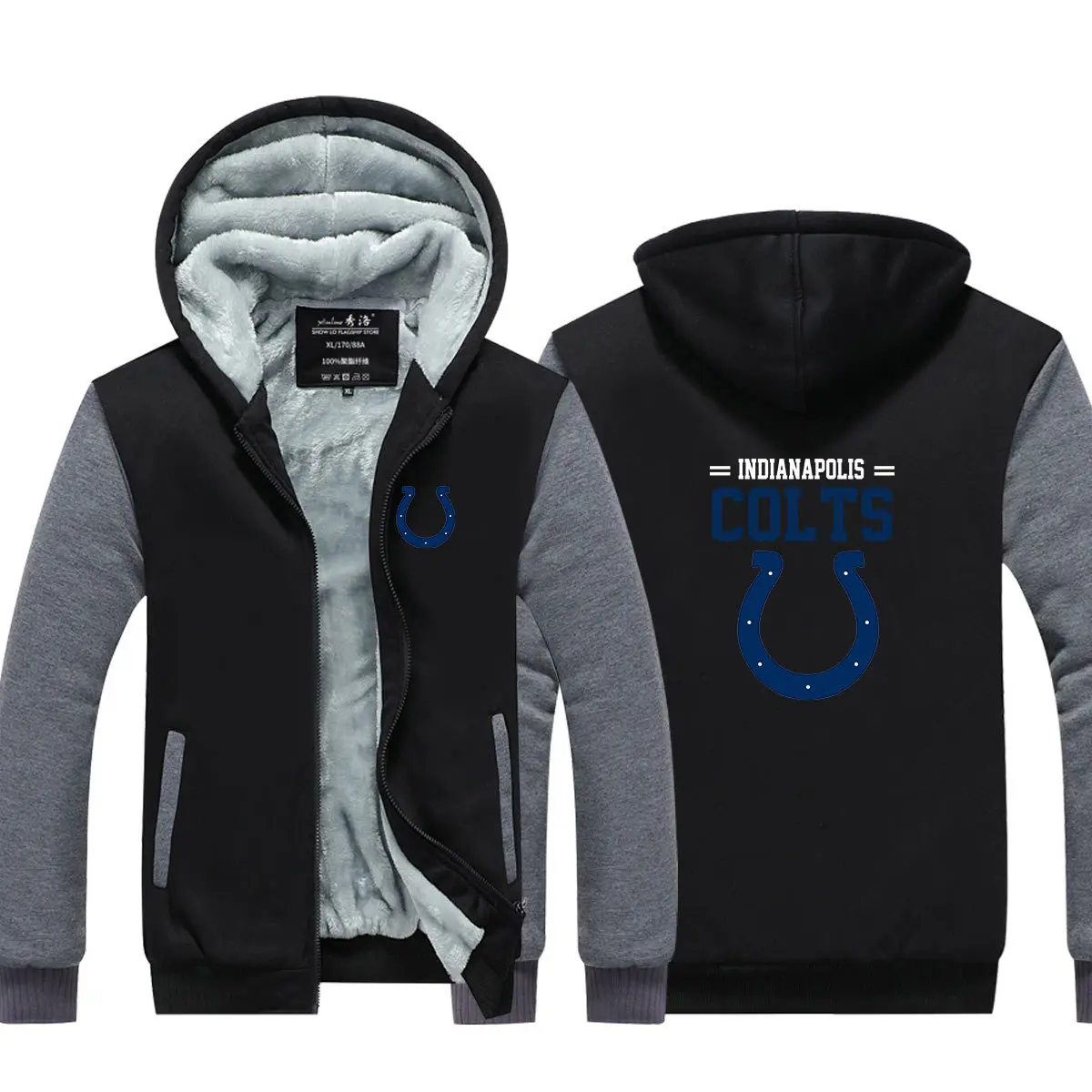 

Осенне-зимние мужские повседневные толстовки на молнии, свитшот, пуловер, толстая бархатная толстовка с капюшоном на молнии для американск...