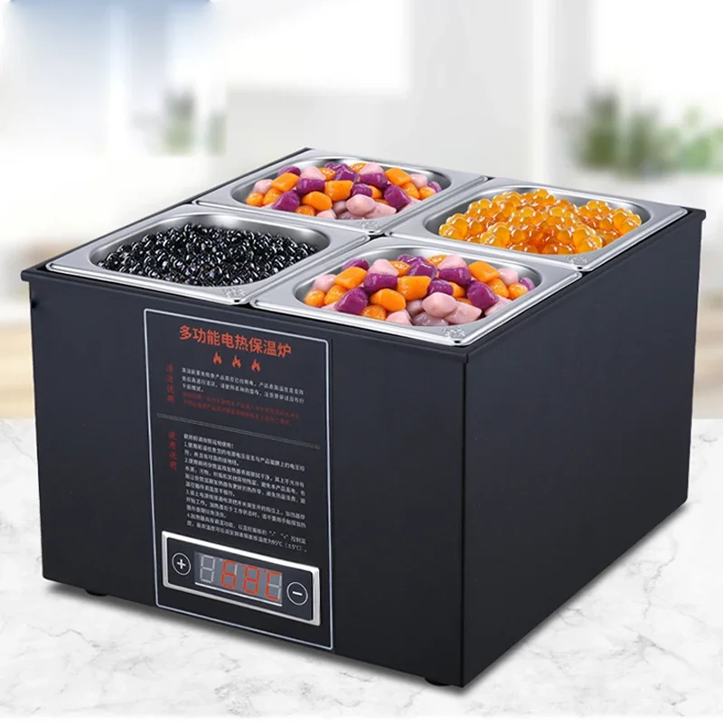 Коммерческий горшок с жемчугом Sago Taro круглый для сохранения тепла маленькая печь