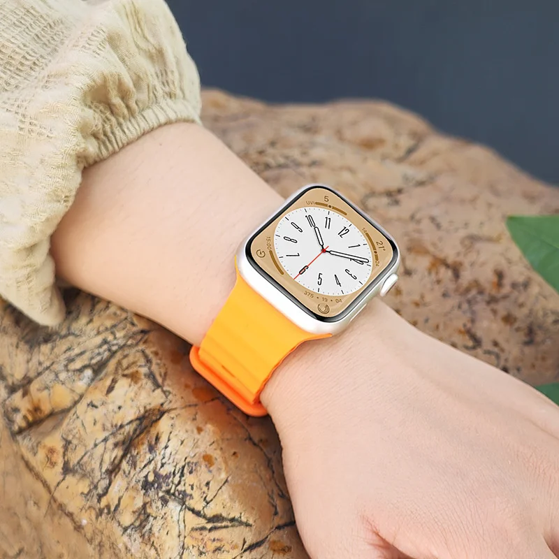 Strap for Apple Watch Band 40mm 44mm 41mm 42mm 45mm 38mm Smartwatch Accessories Bracelet iWatch Series Ultra 8 7 6 5 4 SE 3