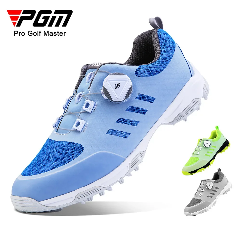 

PGM Golf Women's Shoe Anti Sideslip Sports Shoe Knob Lace Breathable Mesh Upper