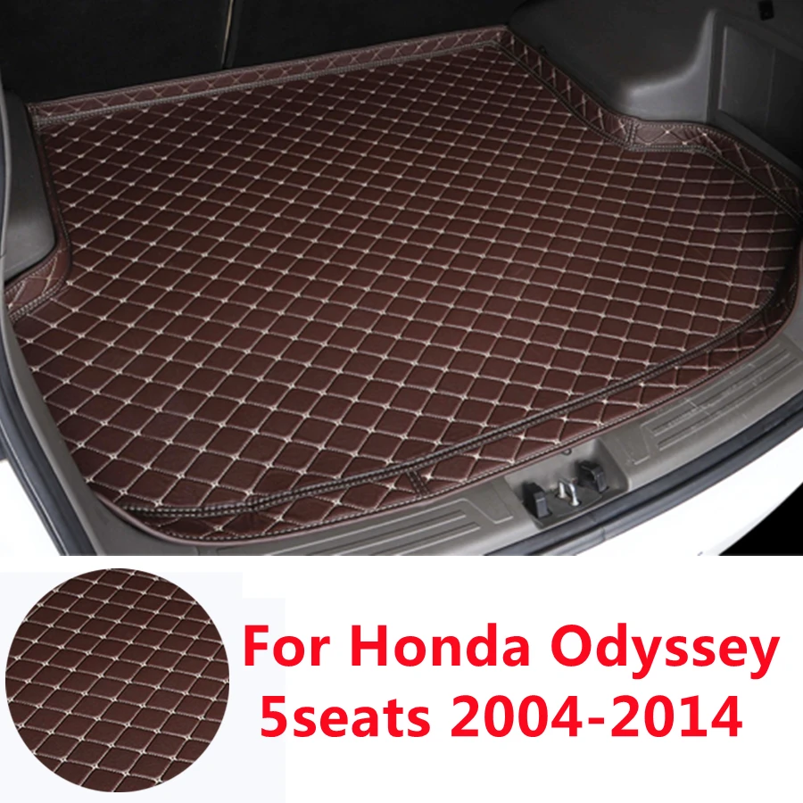 

SJ Professional Custom High Side Car Trunk Mat Tail Liner Rear Cargo Pad WaterProof For Honda Odyssey 5seats 2004-05-06-07-2014