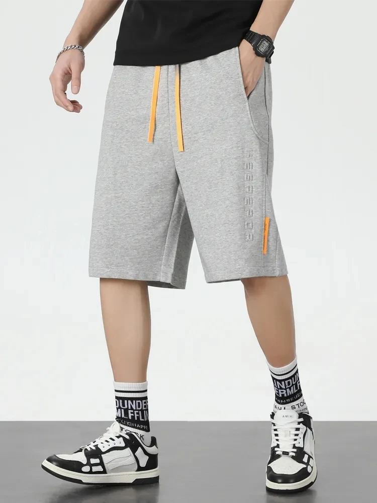 

Summer Baggy Sweatshorts Men Hip Hop Streetwear Loose Jogger Short Men Straight Cotton Casual Shorts Plus Size M L XL 2XL 3xl