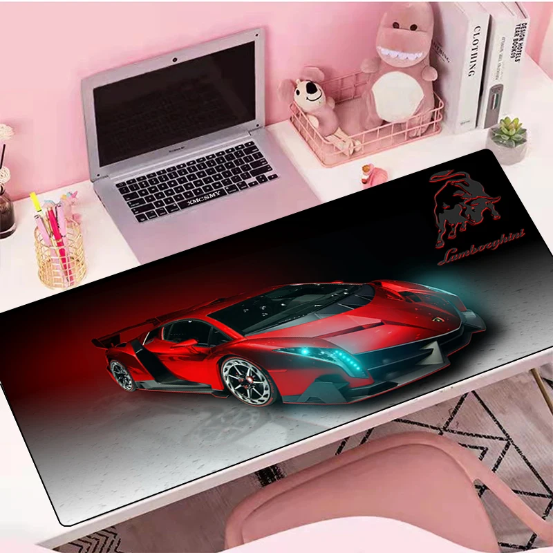 

Lamborghini клавиатура и коврик для мышек с аниме настольная защита для ПК Аксессуары резиновый коврик для мыши для игр милые коврики для мыши