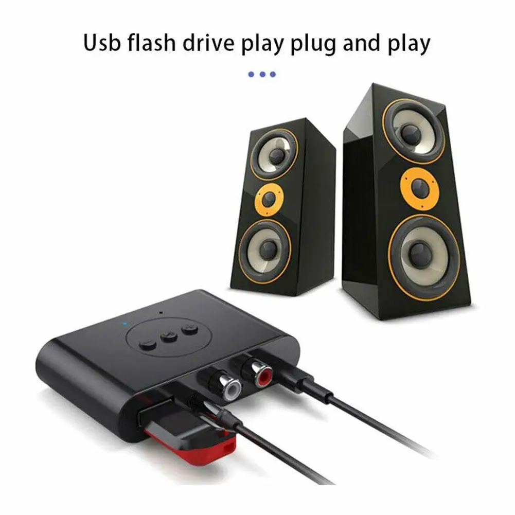 

Car Bluetooth Music Receiver NFC Wireless Receiver 3.5mm AUX Jack Stereo Wireless Adapter For Car Audio Handsfree Call