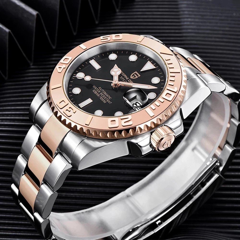 

PAGANI DESIGN Top Brand Men Watch NH35 Automatic Mechanical Watch Sapphire Glass Stainless Steel Waterproof Watches Reloj Hombre