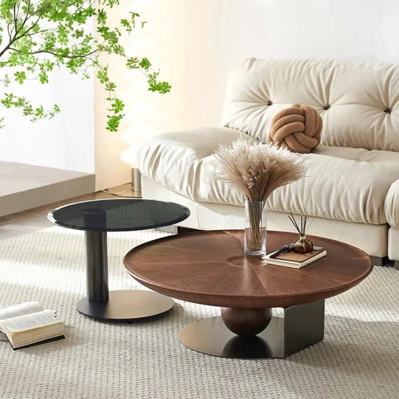 Итальянский минималистичный летающий круглый кофейный боковой комбинированный