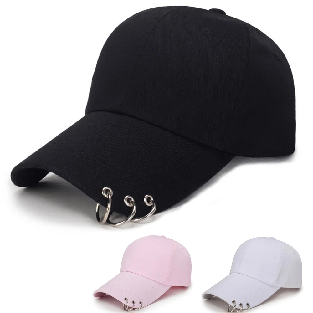 

Women Men ip op Kpop Snapback Baseball Cap Solid Color Wit Rin Sport Dancin Travel Lover Dad at Caps Streetwear Adjustable