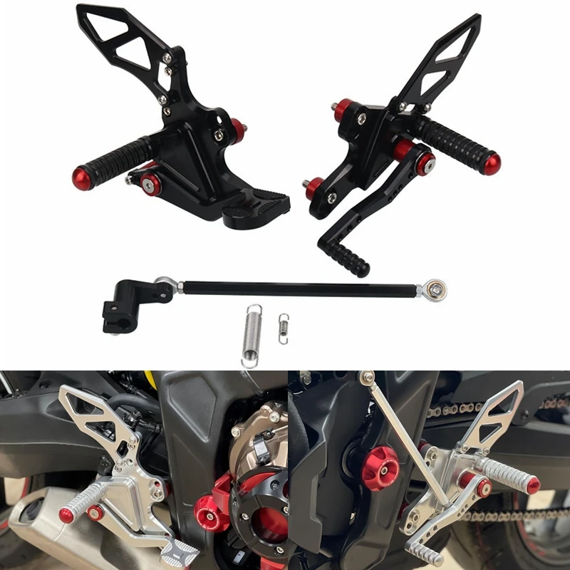 

Регулируемая Задняя подставка для ног, комплект для мотоцикла с ЧПУ, для HONDA CB650F CBR650F CB650R CBR650R CB 650F 650R CBR 650R