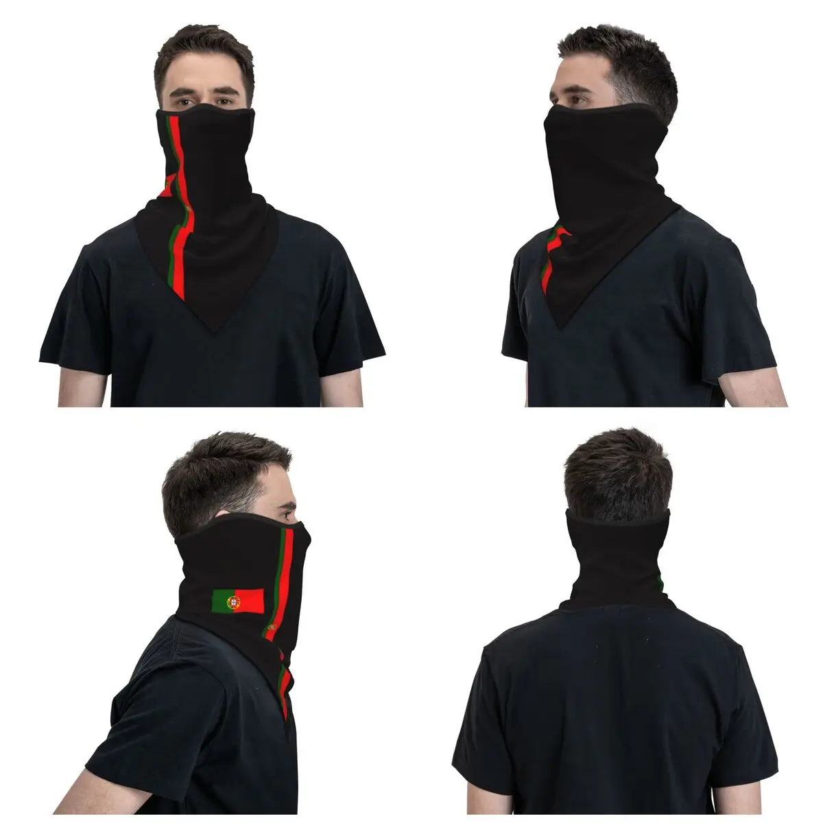 Бандана с португальским флагом шейный Гетр зимний обогреватель для шеи женский